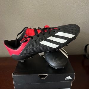 Adidas X 18.4 FG black and red soccer cleats. Men’s 11.5.
